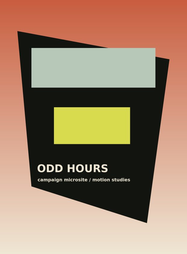Odd Hours project artwork